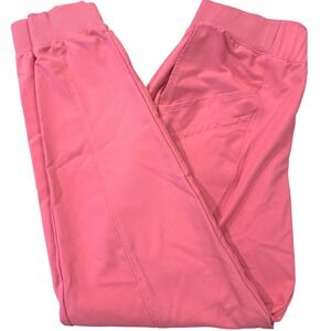 ClimateRight by Cuddl Duds M/M‎  Scrub Pants Pink Jogger Pocket Elastic Waist
